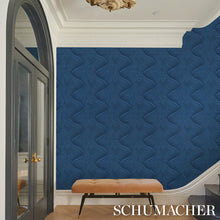 Load image into Gallery viewer, Schumacher Sauvage Wallpaper 5014152 / Navy
