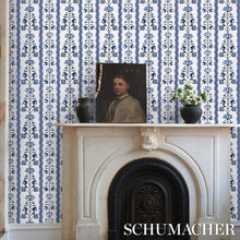 Load image into Gallery viewer, Schumacher Delft Waves Wallpaper 5014380 / Blue