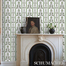 Load image into Gallery viewer, Schumacher Delft Waves Wallpaper 5014381 / Green