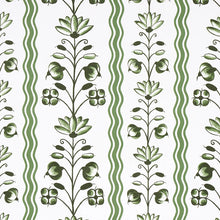Load image into Gallery viewer, Schumacher Delft Waves Wallpaper 5014381 / Green