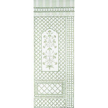 Load image into Gallery viewer, Schumacher Bamboo Trellis Panel A Wallpaper 5014390 / Green