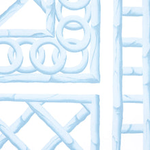 Load image into Gallery viewer, Schumacher Bamboo Trellis Panel A Wallpaper 5014391 / Blue