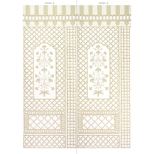 Load image into Gallery viewer, Schumacher Bamboo Trellis Panel A Wallpaper 5014392 / Neutral