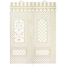 Load image into Gallery viewer, Schumacher Bamboo Trellis Panel A Wallpaper 5014392 / Neutral