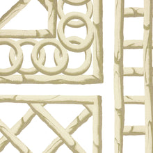 Load image into Gallery viewer, Schumacher Bamboo Trellis Panel A Wallpaper 5014392 / Neutral