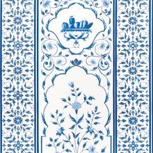 Load image into Gallery viewer, Schumacher Mughal Garden Panel A Wallpaper 5014410 / Blue