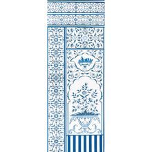 Load image into Gallery viewer, Schumacher Mughal Garden Panel A Wallpaper 5014410 / Blue