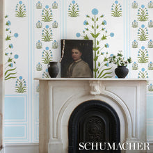 Load image into Gallery viewer, Schumacher Royal Poppy Panel B Wallpaper 5014441 / Blue