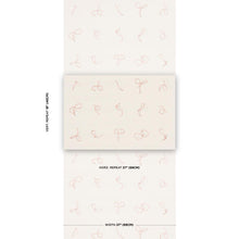 Load image into Gallery viewer, Schumacher Butcher String Wallpaper 5014470 / Red And White On Ivory