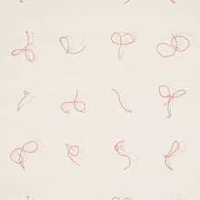 Load image into Gallery viewer, Schumacher Butcher String Wallpaper 5014470 / Red And White On Ivory