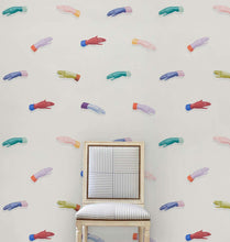 Load image into Gallery viewer, Schumacher Manos Wallpaper 5014480 / Multi On Ivory