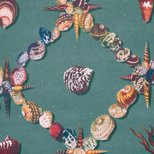 Load image into Gallery viewer, Schumacher Grotto Treillage Wallpaper 5014490 / Multi On Teal