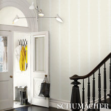 Load image into Gallery viewer, Schumacher Acanthus Stripe Wallpaper 5014771  / Ivory On Neutral