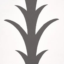 Load image into Gallery viewer, Schumacher Acanthus Stripe Wallpaper 5014773 / Carbon On Ivory