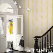 Load image into Gallery viewer, Schumacher Acanthus Stripe Wallpaper 5014775 / Soleil On Sand