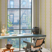 Load image into Gallery viewer, Schumacher Acanthus Stripe Wallpaper 5014775 / Soleil On Sand