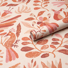 Load image into Gallery viewer, Schumacher Canopy Wallpaper 5014832 / Terracotta