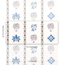 Load image into Gallery viewer, Schumacher Willard House Stencil Wallpaper 5014840 / Blue