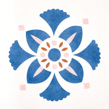 Load image into Gallery viewer, Schumacher Willard House Stencil Wallpaper 5014840 / Blue