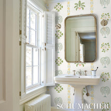 Load image into Gallery viewer, Schumacher Willard House Stencil Wallpaper 5014841 / Green
