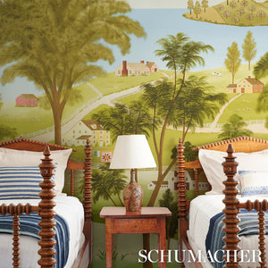 Schumacher Eaton's Landscape Panel Set Wallpaper 5014850 / Document