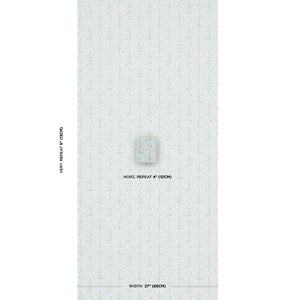 Schumacher Gardenia Wallpaper 5014921 / Egg Blue