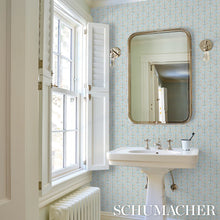 Load image into Gallery viewer, Schumacher Gardenia Wallpaper 5014921 / Egg Blue