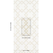 Load image into Gallery viewer, Schumacher Mah Jong Wallpaper 5014930 / Light Ivory
