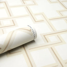Load image into Gallery viewer, Schumacher Mah Jong Wallpaper 5014930 / Light Ivory
