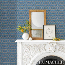 Load image into Gallery viewer, Schumacher Pollen Wallpaper 5014960 / French Blue