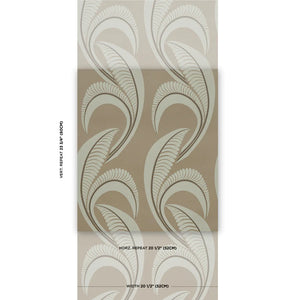 Schumacher Banana Leaf Wallpaper 5014980 / Tobacco
