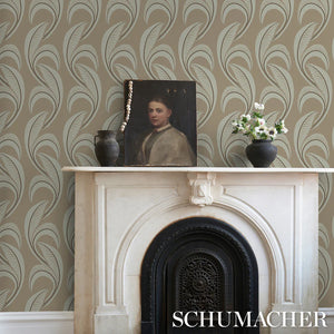 Schumacher Banana Leaf Wallpaper 5014980 / Tobacco