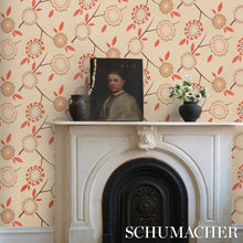 Load image into Gallery viewer, Schumacher Birdtree Wallpaper 5014990 / Cockatoo Red