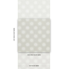 Load image into Gallery viewer, Schumacher Watermark Wallpaper 5015010 / Powder Grey