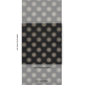 Schumacher Watermark Wallpaper 5015012 / Black & White