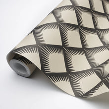 Load image into Gallery viewer, Schumacher Maize Wallpaper 5015040 / Black &amp; Cream