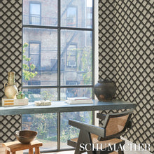 Load image into Gallery viewer, Schumacher Maize Wallpaper 5015040 / Black &amp; Cream