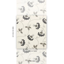 Load image into Gallery viewer, Schumacher Merlin Wallpaper 5015050 / Black &amp; Cream