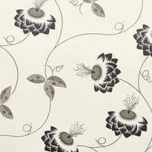 Load image into Gallery viewer, Schumacher Merlin Wallpaper 5015050 / Black &amp; Cream
