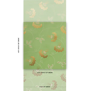 Schumacher Merlin Wallpaper 5015051 / Plough Green