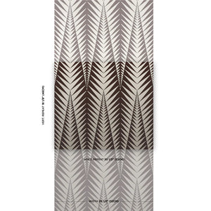 Schumacher Zebra Wallpaper 5015061 / Brown Silver