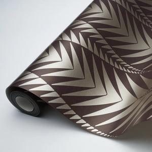 Schumacher Zebra Wallpaper 5015061 / Brown Silver