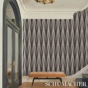 Schumacher Zebra Wallpaper 5015061 / Brown Silver