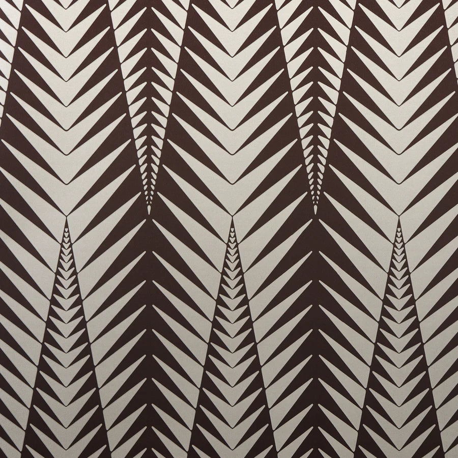 Art Deco Silver Wallpaper