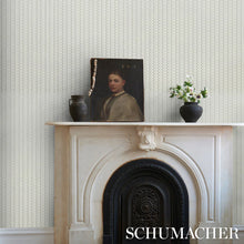 Load image into Gallery viewer, Schumacher Centipede Stripe Wallpaper 5015071 / Pumice