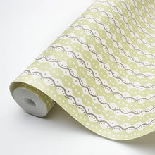 Load image into Gallery viewer, Schumacher Centipede Stripe Wallpaper 5015072 / Pea