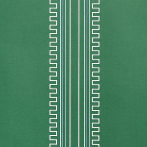 Schumacher Greco Stripe Wallpaper 5015142 / Green