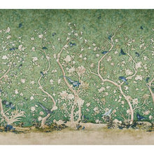 Load image into Gallery viewer, Schumacher Les Oiseaux Panel Set Wallpaper 5015152 / Jade