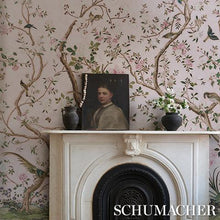 Load image into Gallery viewer, Schumacher Les Oiseaux Panel Set Wallpaper 5015154 / Blush