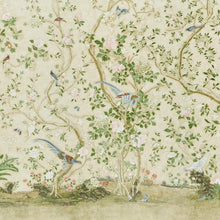 Load image into Gallery viewer, Schumacher Les Oiseaux Panel Set Wallpaper 5015155 / Parchment